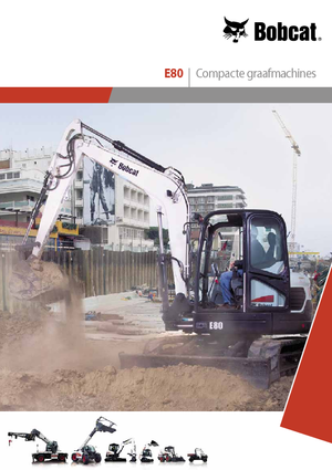 Excavatoare pe șenile Bobcat E 80