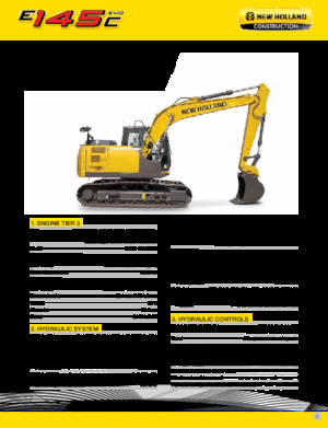 Excavatoare pe șenile New Holland E145C EVO