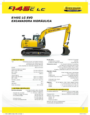 Excavatoare pe șenile New Holland E145C EVO
