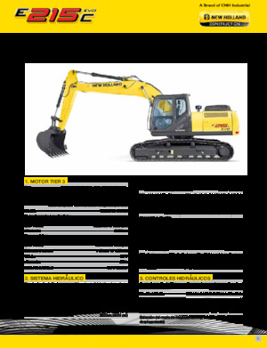 Excavatoare pe șenile New Holland E215C EVO