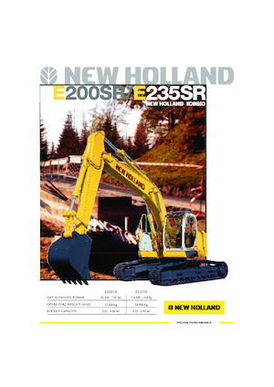 Excavatoare pe șenile New Holland E235SR