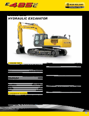 Excavatoare pe șenile New Holland E485C EVO