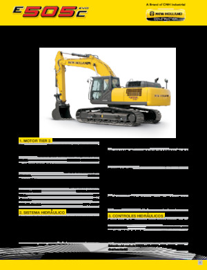 Excavatoare pe șenile New Holland E505C EVO