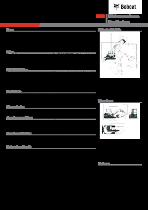 Excavatoare pe șenile Bobcat E88