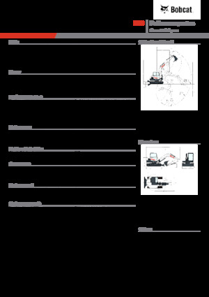 Excavatoare pe șenile Bobcat E88
