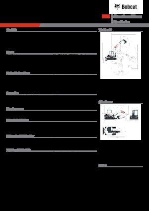 Excavatoare pe șenile Bobcat E88