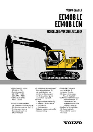 Excavatoare pe șenile Volvo EC140BLC