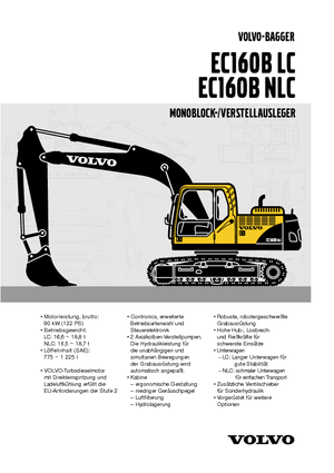 Excavatoare pe șenile Volvo EC160BNLC