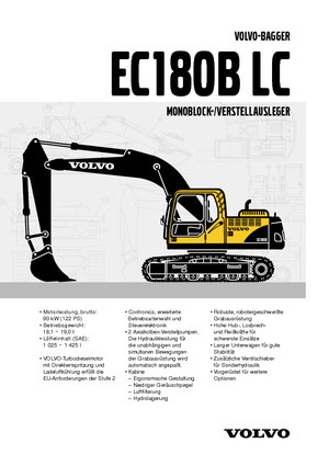 Excavatoare pe șenile Volvo EC180BLC