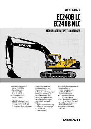 Excavatoare pe șenile Volvo EC240BLC