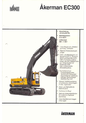 Excavatoare pe șenile Akerman-Volvo EC 300