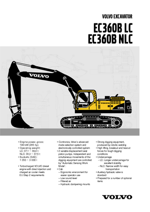 Excavatoare pe șenile Volvo EC360BLC