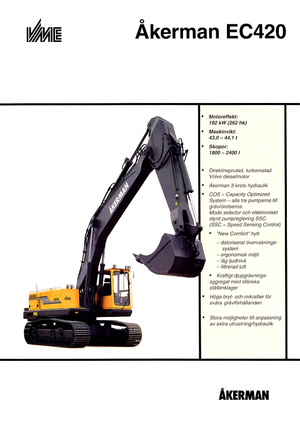 Excavatoare pe șenile Akerman-Volvo EC 420