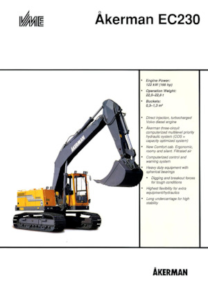 Excavatoare pe șenile Akerman-Volvo EC230