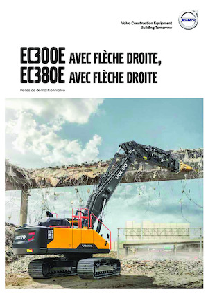 Excavatoare pe șenile Volvo EC380ENL Straight boom