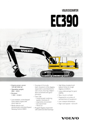 Excavatoare pe șenile Volvo EC390