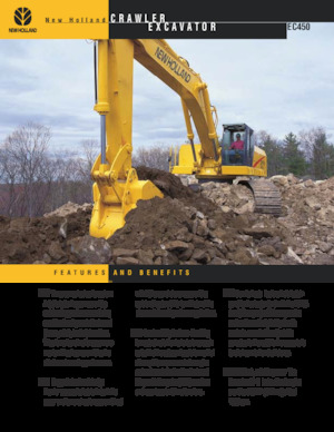 Excavatoare pe șenile New Holland EC450