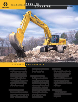 Excavatoare pe șenile New Holland EC600