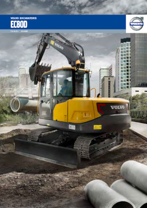 Excavatoare pe șenile Volvo EC80D