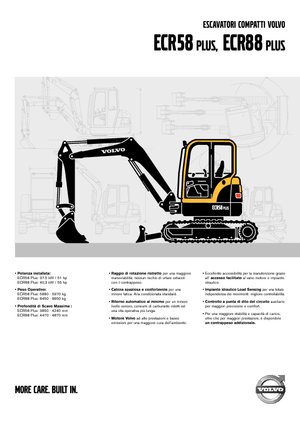 Excavatoare pe șenile Volvo ECR88