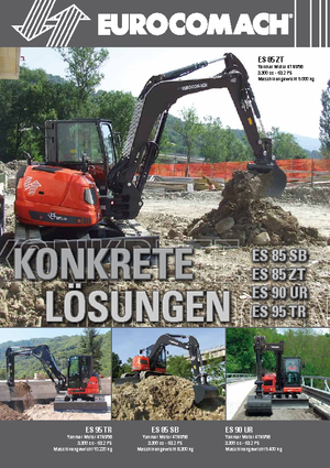 Excavatoare pe șenile Eurocomach ES 95 TR