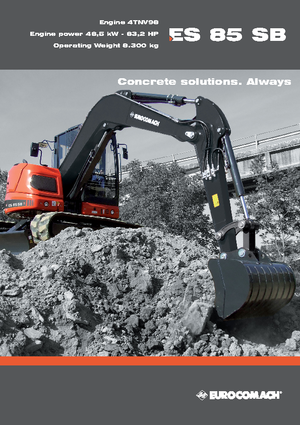 Excavatoare pe șenile Eurocomach ES 85 SB