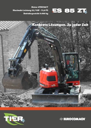 Excavatoare pe șenile Eurocomach ES 85 ZT 4