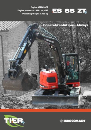 Excavatoare pe șenile Eurocomach ES 85 ZT 4
