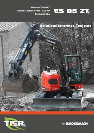 Excavatoare pe șenile Eurocomach ES 85 ZT 4