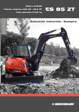 Excavatoare pe șenile Eurocomach ES 85 ZT