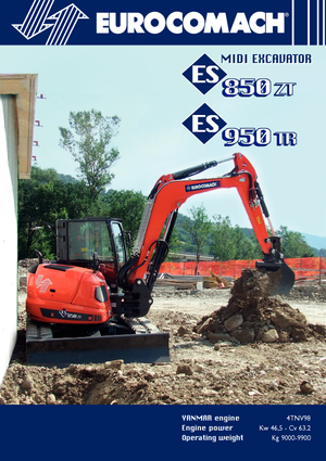 Excavatoare pe șenile Eurocomach ES 850 ZT