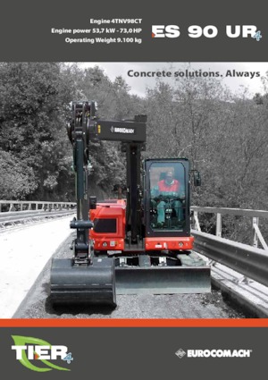 Excavatoare pe șenile Eurocomach ES 90 UR 4