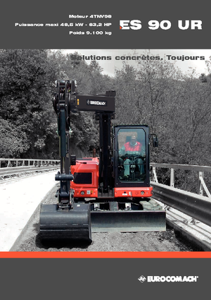 Excavatoare pe șenile Eurocomach ES 90 UR