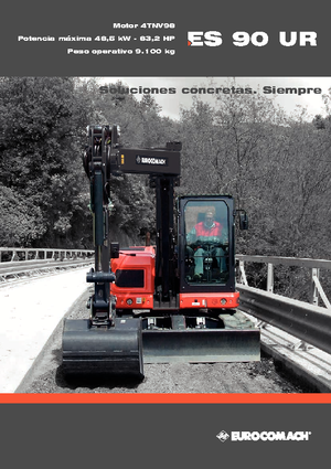Excavatoare pe șenile Eurocomach ES 90 UR