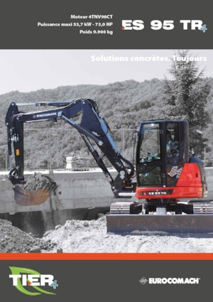 Excavatoare pe șenile Eurocomach ES 95 TR 4