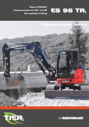 Excavatoare pe șenile Eurocomach ES 95 TR 4