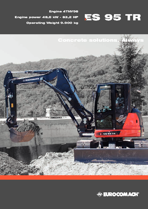 Excavatoare pe șenile Eurocomach ES 95 TR