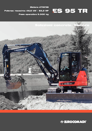Excavatoare pe șenile Eurocomach ES 95 TR