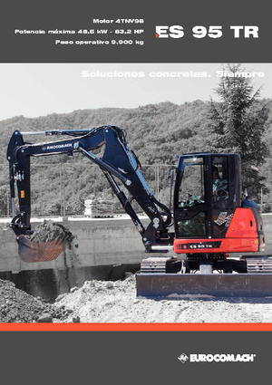 Excavatoare pe șenile Eurocomach ES 95 TR