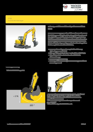 Excavatoare pe șenile Wacker Neuson ET65