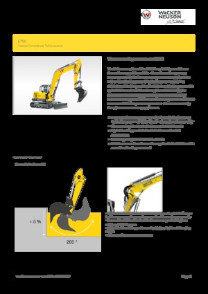 Excavatoare pe șenile Wacker Neuson ET90