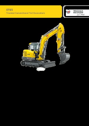 Excavatoare pe șenile Wacker Neuson ET65