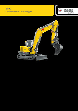 Excavatoare pe șenile Wacker Neuson ET90