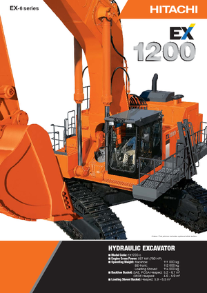 Excavatoare pe șenile Hitachi EX 1200-6