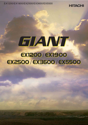 Excavatoare pe șenile Hitachi EX 5500-6