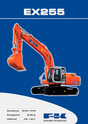 Excavatoare pe șenile Fiat Kobelco EX 255 ELM