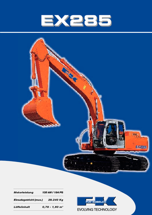 Excavatoare pe șenile Fiat Kobelco EX 285 M