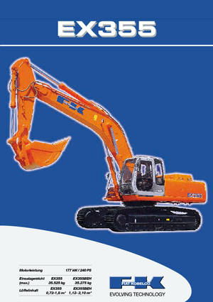 Excavatoare pe șenile Fiat Kobelco EX 355 ELM