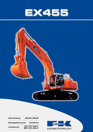 Excavatoare pe șenile Fiat Kobelco EX 455 LCH