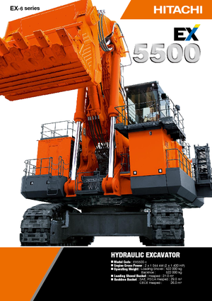 Excavatoare pe șenile Hitachi EX 5500-5